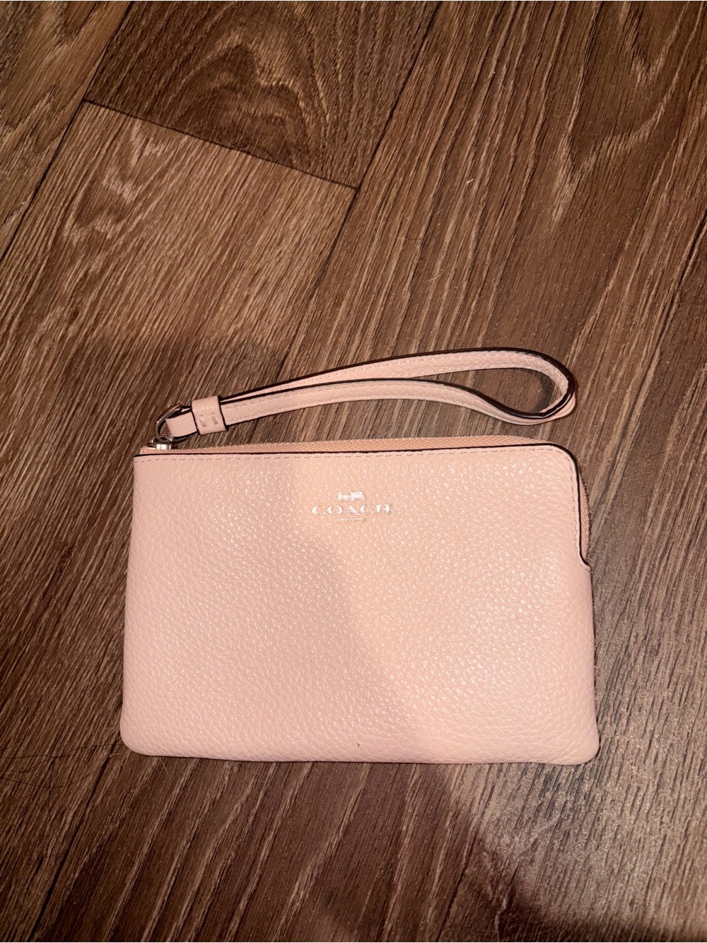 Coach zip wristlet